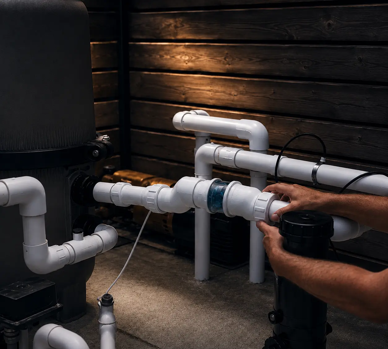 Salt water chlorine generator cell and control board